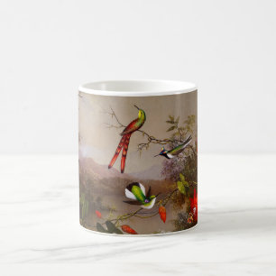 Mug Paysage tropical avec dix colibris