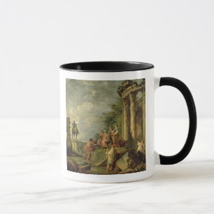 Mug Paysans parmi les ruines romaines, 1743 (huile sur