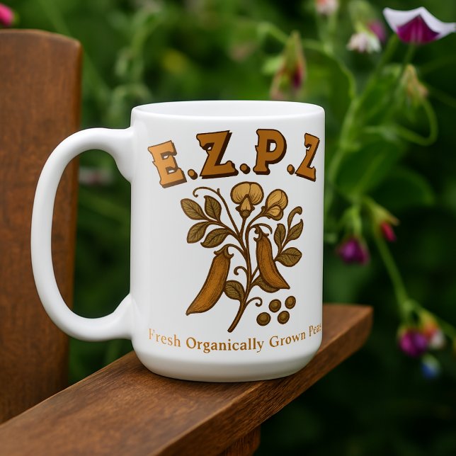 Mug Pea Plante E.Z.P.Z (Easy Peasy) (Créateur téléchargé)