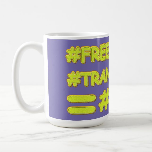 Mug "PEACE FORMULA EQUATION" Joli design. Commandez dè (Gauche)