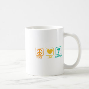 Mug Peace Love Badminton Joueur Badminton Shuttle Spor