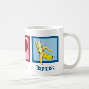 Mug Peace Love Bananas