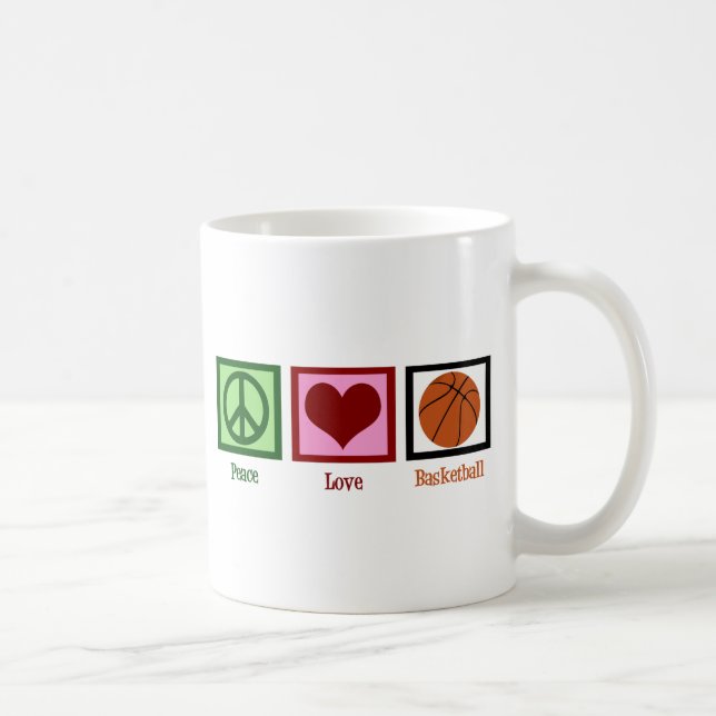 Mug Peace Love Basket (Droite)
