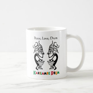 Mug - Peace, Love, Drum - Kakilambe Drum Log