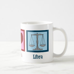 Mug Peace Love Libra