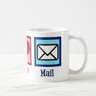 Mug Peace Love Mail