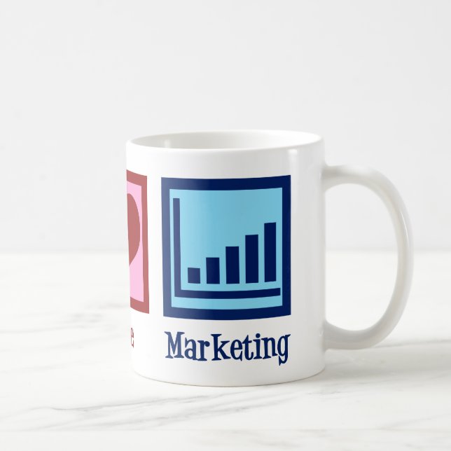 Mug Peace Love Marketing (Droite)