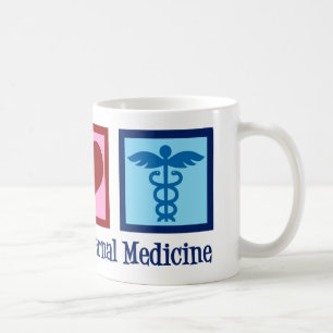 Mug Peace Love Médecine interne