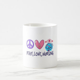 Mug Peace Love Nuring