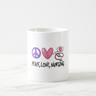 Mug Peace Love Nuring