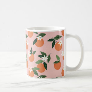 Mug Peach Orange Juice Motif