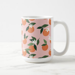 Mug Peach Orange Juice Motif