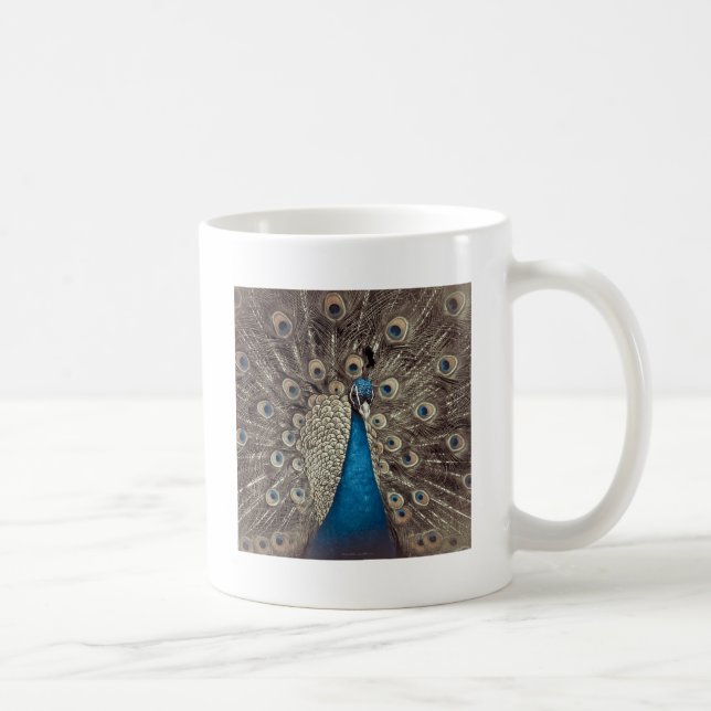 Mug Peacock bleu antique (Droite)