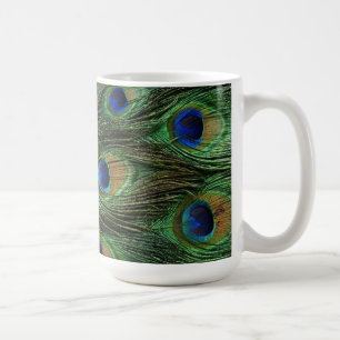 Mug Peacock feather