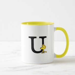 Mug PEANUTS   Bois   Monogramme U