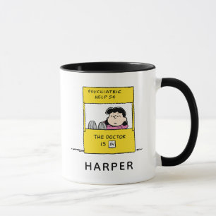 Mug Peanuts Lucy & le docteur est là