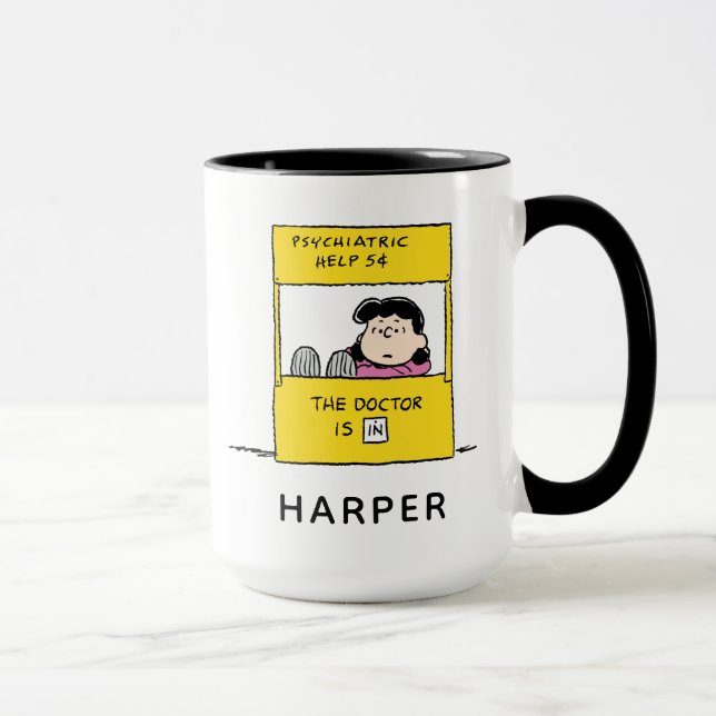 Mug Peanuts | Lucy & the Doctor Is In (Droite)