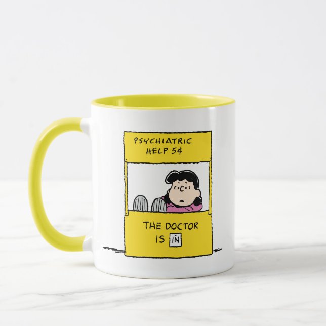 Mug Peanuts | Lucy & the Doctor Is In (Gauche)