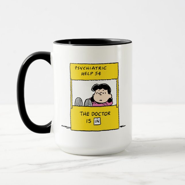 Mug Peanuts | Lucy & the Doctor Is In (Gauche)