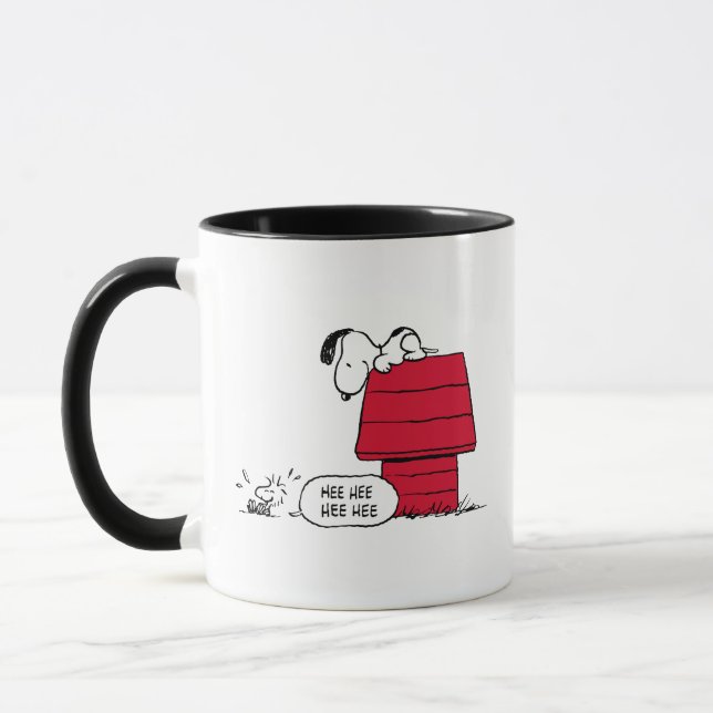 Mug PEANUTS | Motif rouge et noir (Gauche)