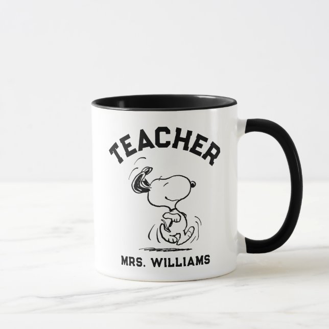 Mug Peanuts | Snoopy Happy Dance Teacher (Droite)
