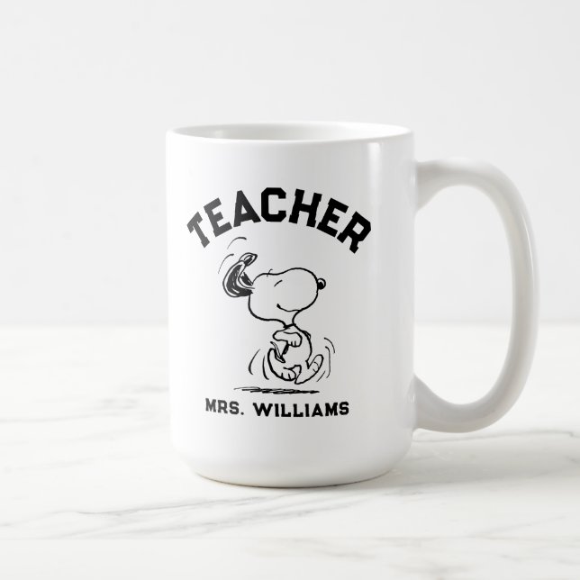 Mug Peanuts | Snoopy Happy Dance Teacher (Droite)