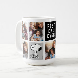Mug PEANUTS   Snoopy - Meilleur Papa Photo Collage