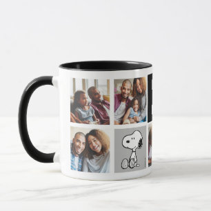 Mug PEANUTS   Snoopy - Meilleur Papa Photo Collage