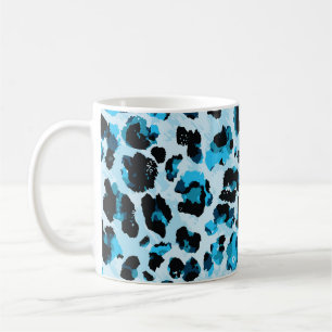 Mug Peau de Cheetah léopard : Aquarelle teinture Vinta