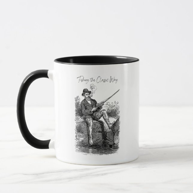 Mug Pêche à la manière classique (Gauche)