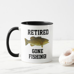 Mug Pêche à la traîne à la retraite Sportif de petite 