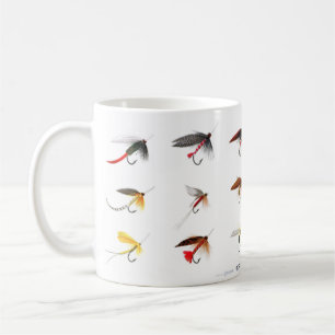 Mug Pêche à la truite Vintage à la mouche à la tru