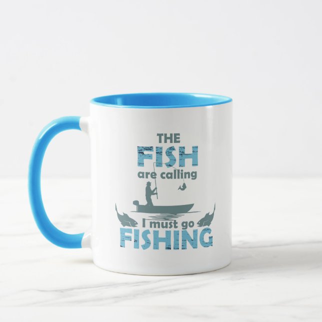 Mug Pêche amusante disant (Gauche)