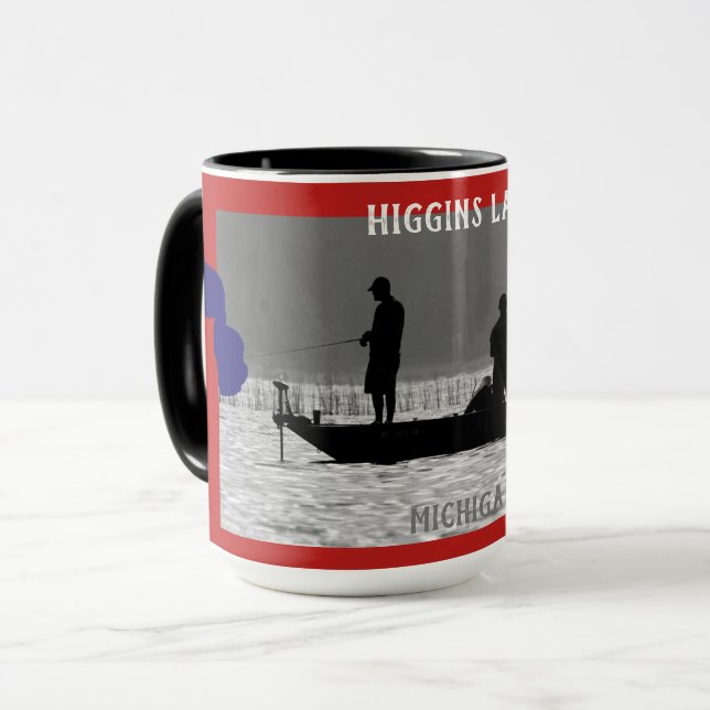 Mug Pêche au bar outre d'île de trésor (Devant gauche)