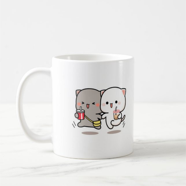 Mug Pêche au chat et goma muchi (Gauche)