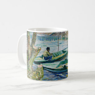Mug Pêche au printemps par Vincent van Gogh