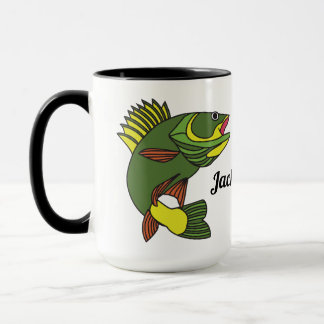 Mug Pêche au walleye personnalisée