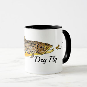 Mug Pêche Brown à la truite sèche