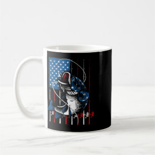 Mug Pêche Cool Pour Hommes Femmes Drapeau Américain Us