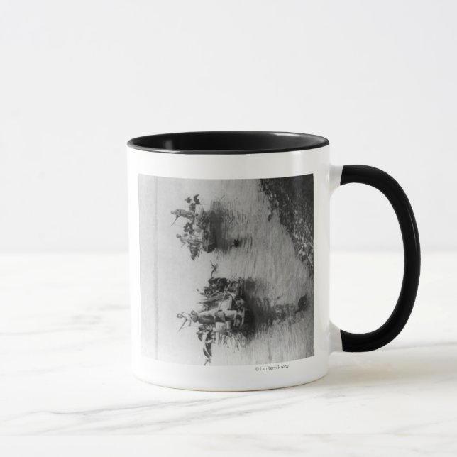 Mug Pêche dans Grand Canal en Chine de Soo-chow (Droite)