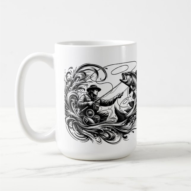 Mug Pêche dynamique (Gauche)