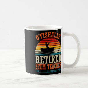 Mug Pêche O'fishally Enseignant Stem Retraité 