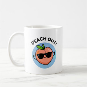 Mug Pêcher Drôle Fruit Pun