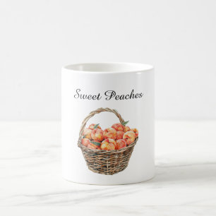 Mug Pêches dans un panier