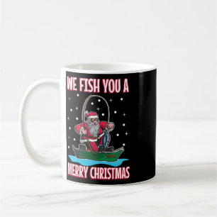 Mug Pêcheur de costume de Noël drôle cool San