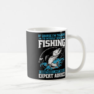 Mug Pêcheur Drôle Bien sûr Je Me Parle à Moi-même Quan