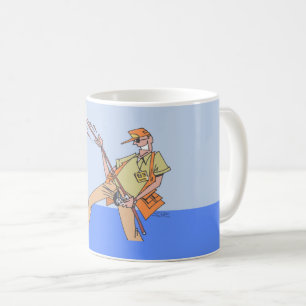 Mug Pêcheur mâchoire à gauche