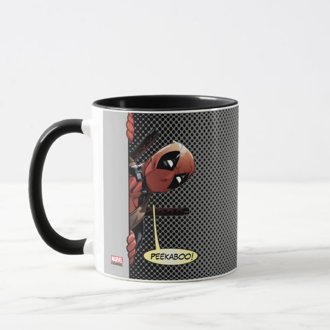 Mug Peekaboo Deadpool (Gauche)