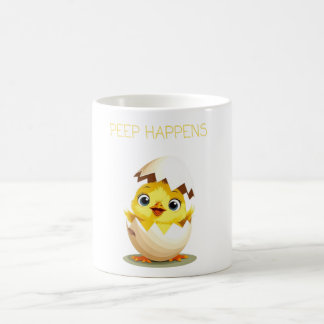 Mug Peep Happens" Jote Chick Baby T-shirt