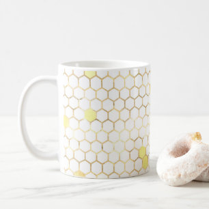 Mug Peigne d'or blanc élégant